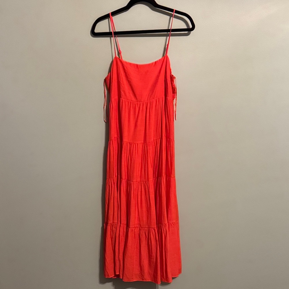 Gilli Vibrant Coral Maxi Dress